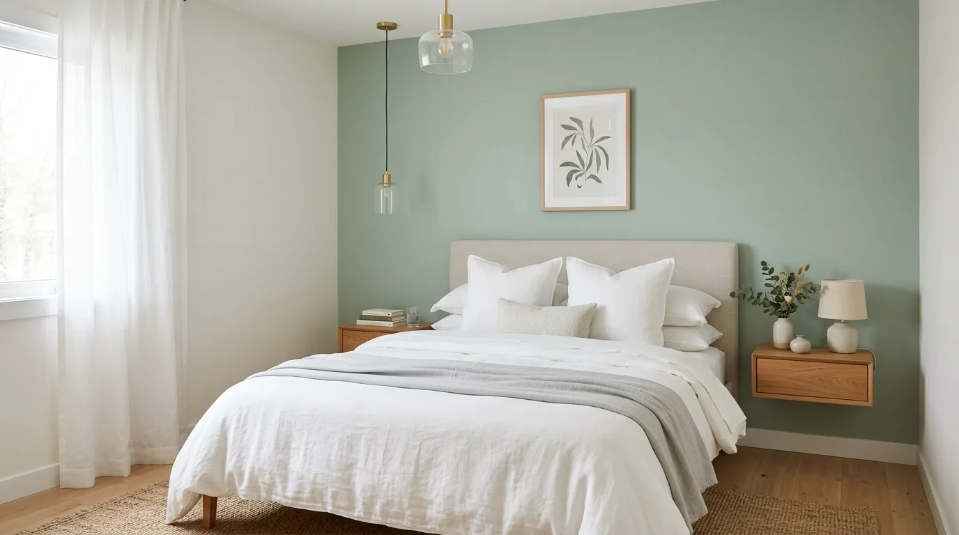 Affordable bedroom refresh with upgraded layered bedding.