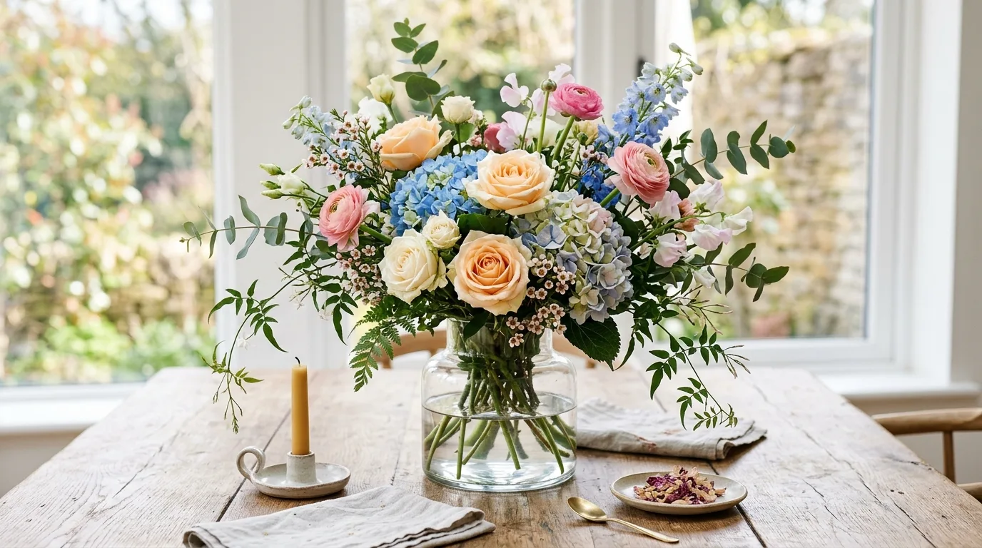 Family-friendly coffee table arrangement that balances style and practicality.