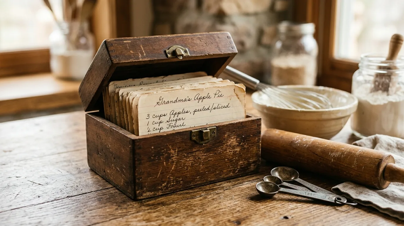 Retro kitchen floor styled with a classic vintage-look runner rug.