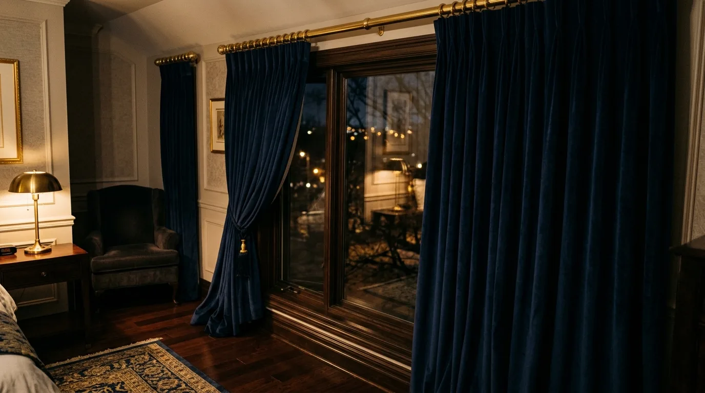 Tailored Roman shades used as elegant window treatments in a bright room.