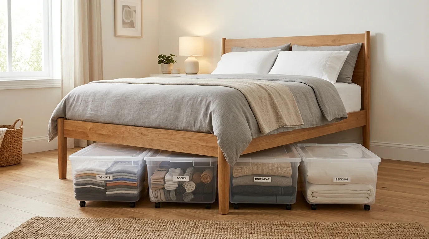 Dorm room rolling cart used for compact and flexible storage.