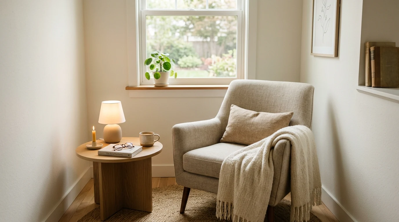 Minimalist home essential focused on cohesive routines and simplified daily living.