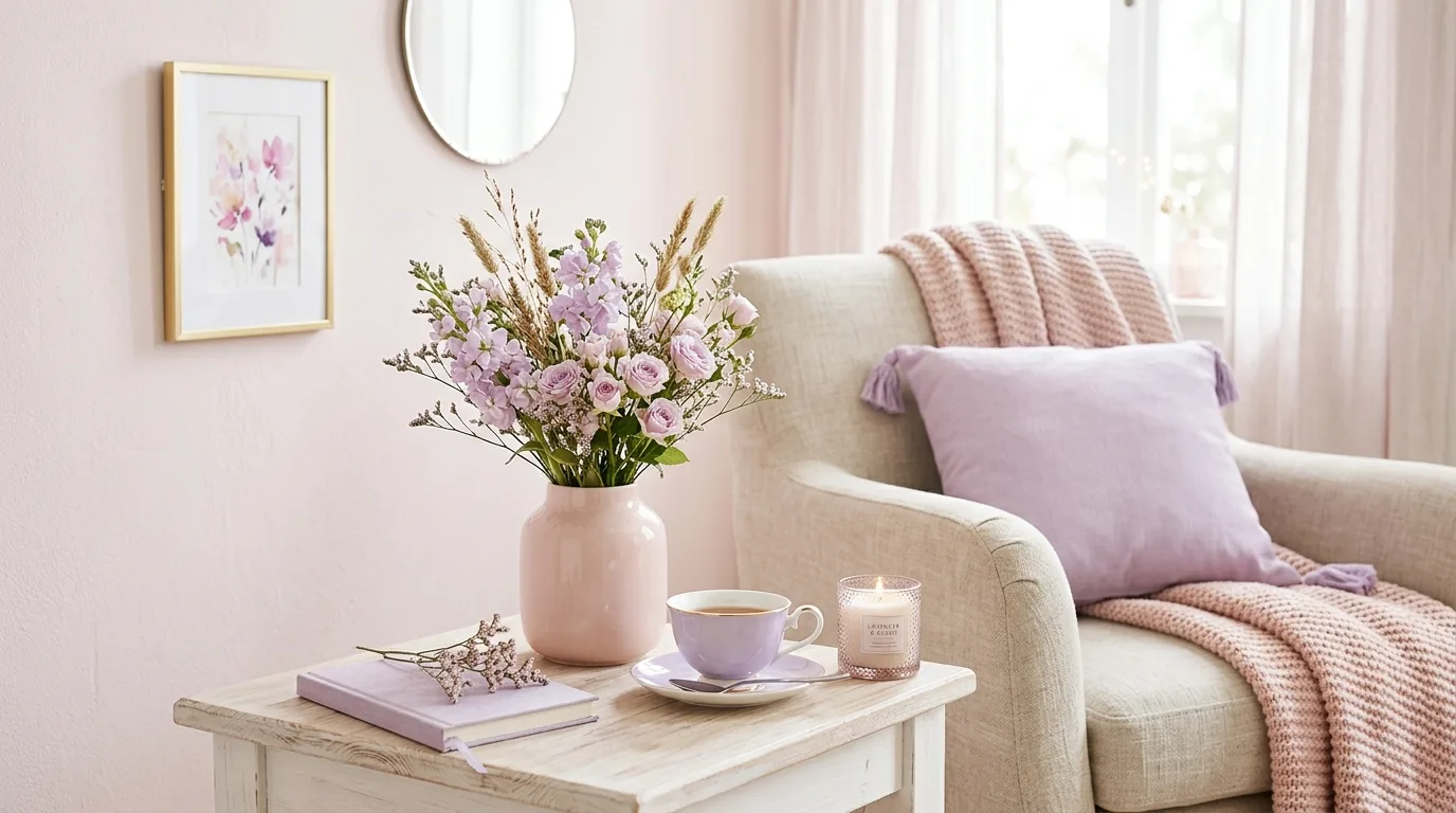 Interior design trend using indoor-outdoor material flow with natural textures.