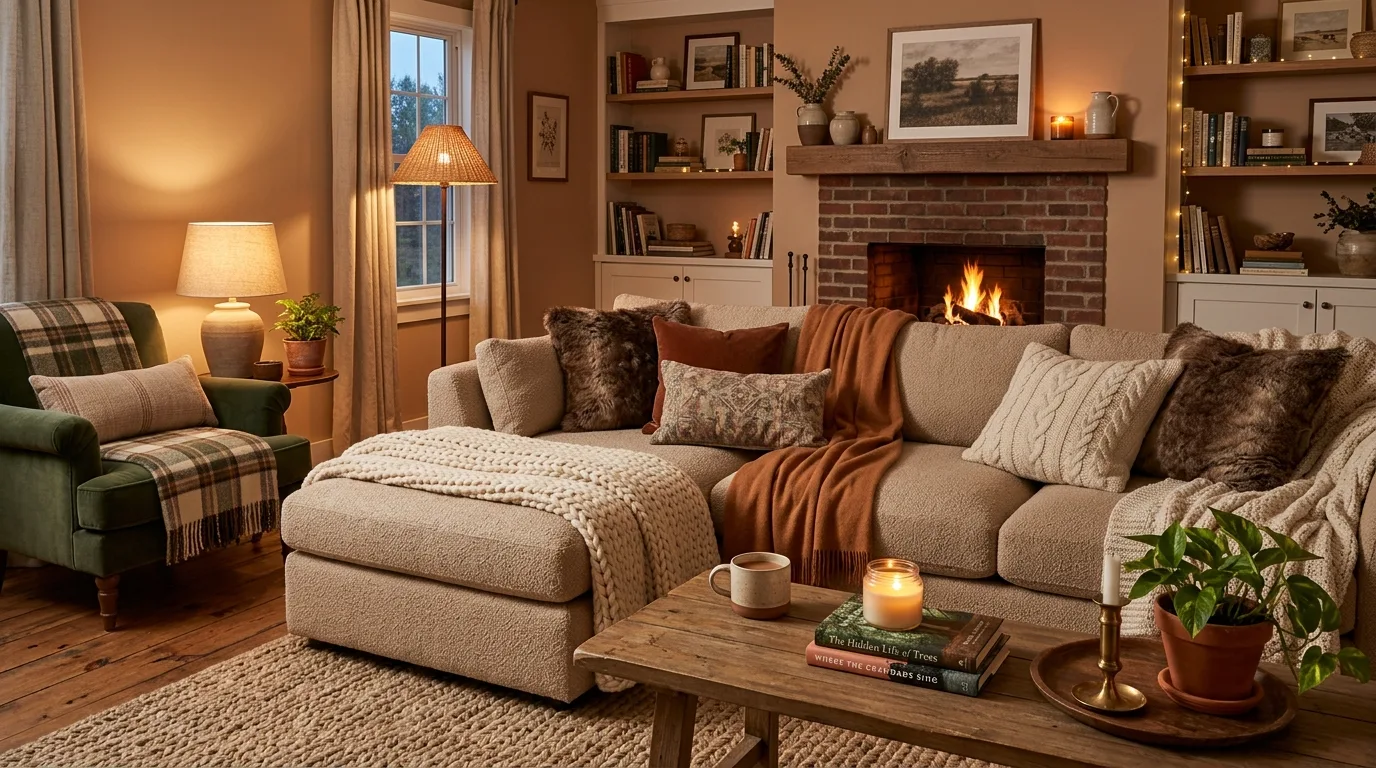 Home decorated with artisan pottery and handmade details for a personal touch.