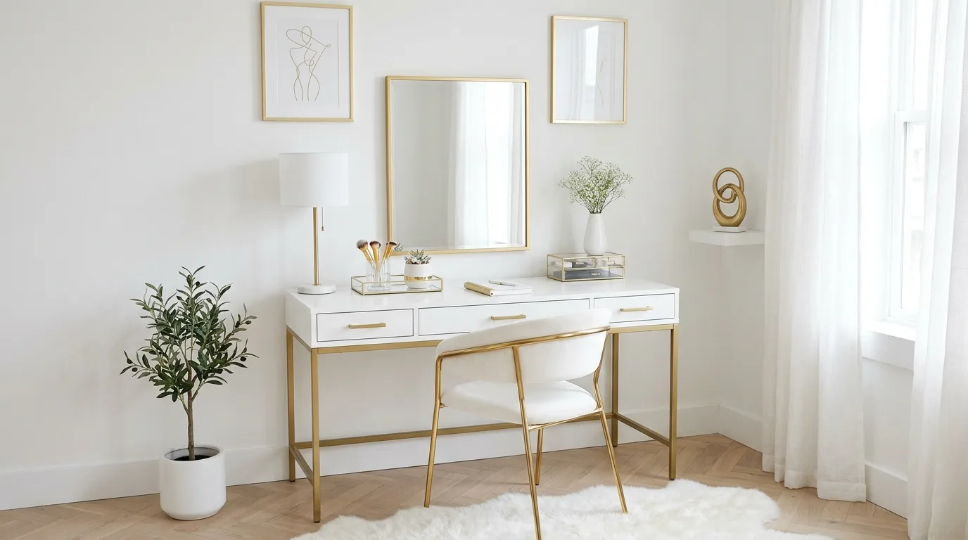 New Year party wall with countdown signage and sparkling decorations.