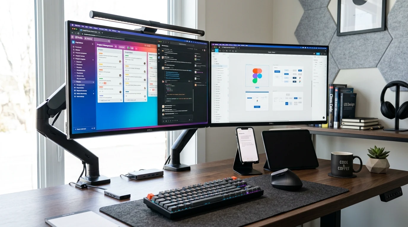 Creative home office corner with inspiring details for a workspace you will love.