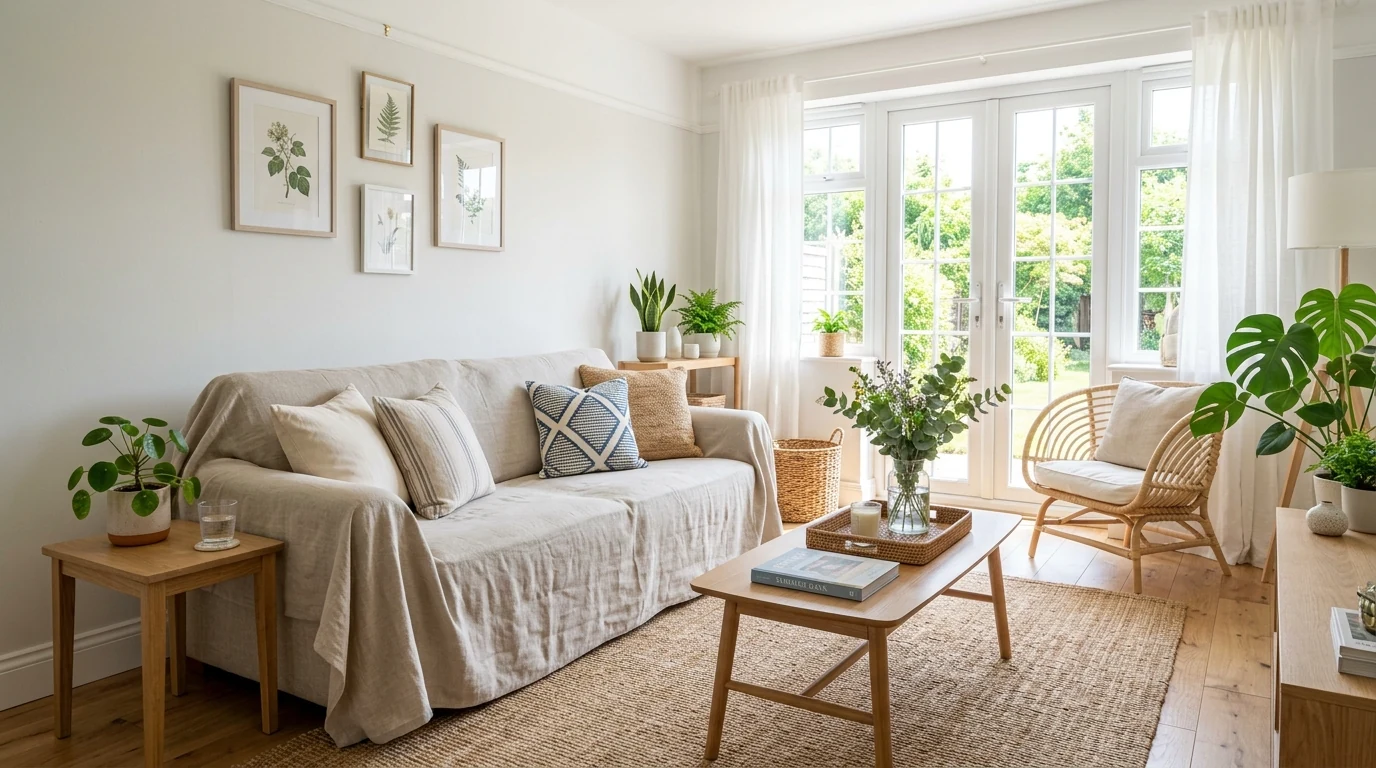 Smart budget-friendly summer decor refresh brightening the home.