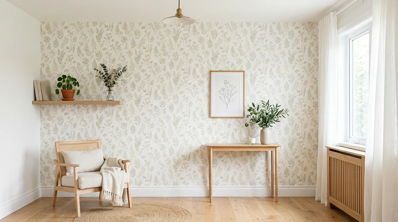 Fresh flowers used as a smart budget summer decor refresh.