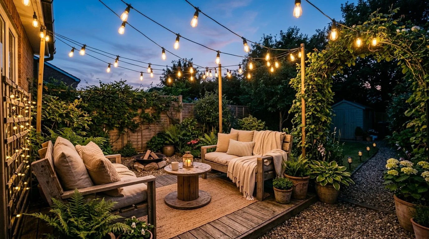 Smart budget-friendly shelf restyle creating a lighter summer look.