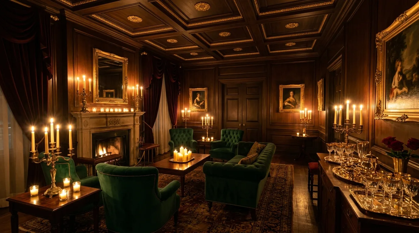 New Year decor mixing gold and silver accents in a polished way.