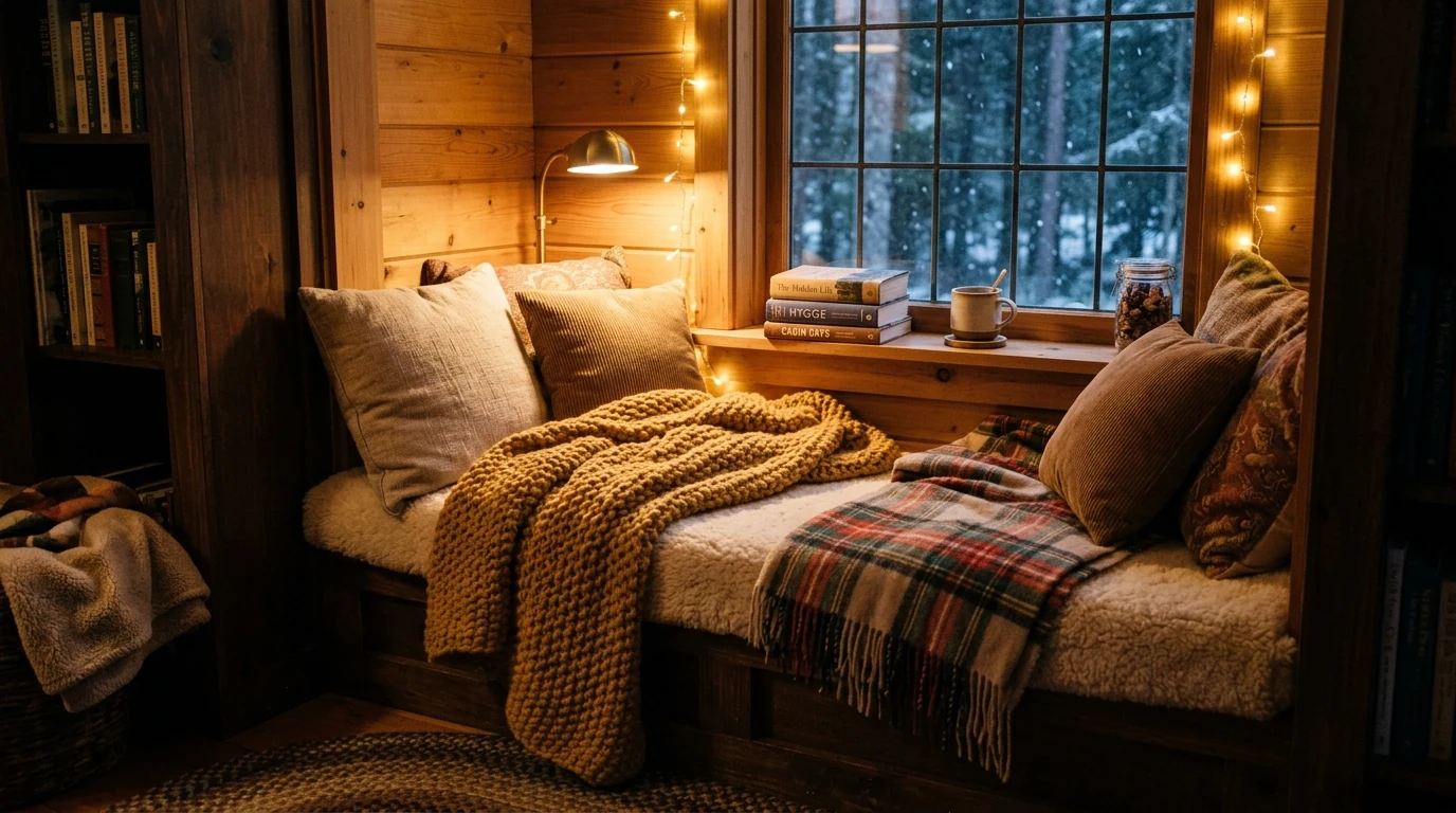 Interior design trend using soft contrast instead of harsh black-and-white schemes.