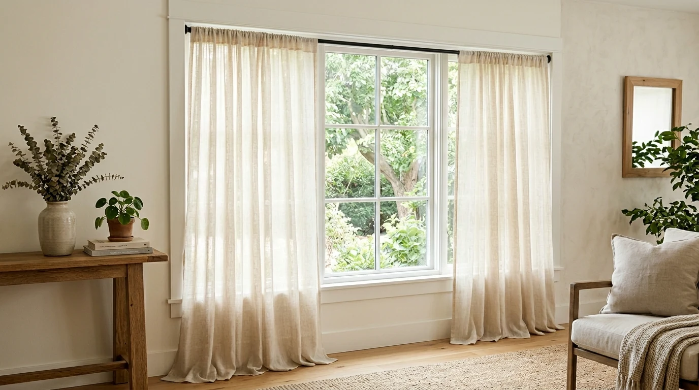 Rental home personalized through coordinated textiles and color story.