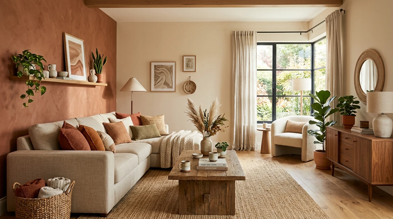 Top interior design color trends transforming the home with a cohesive palette.