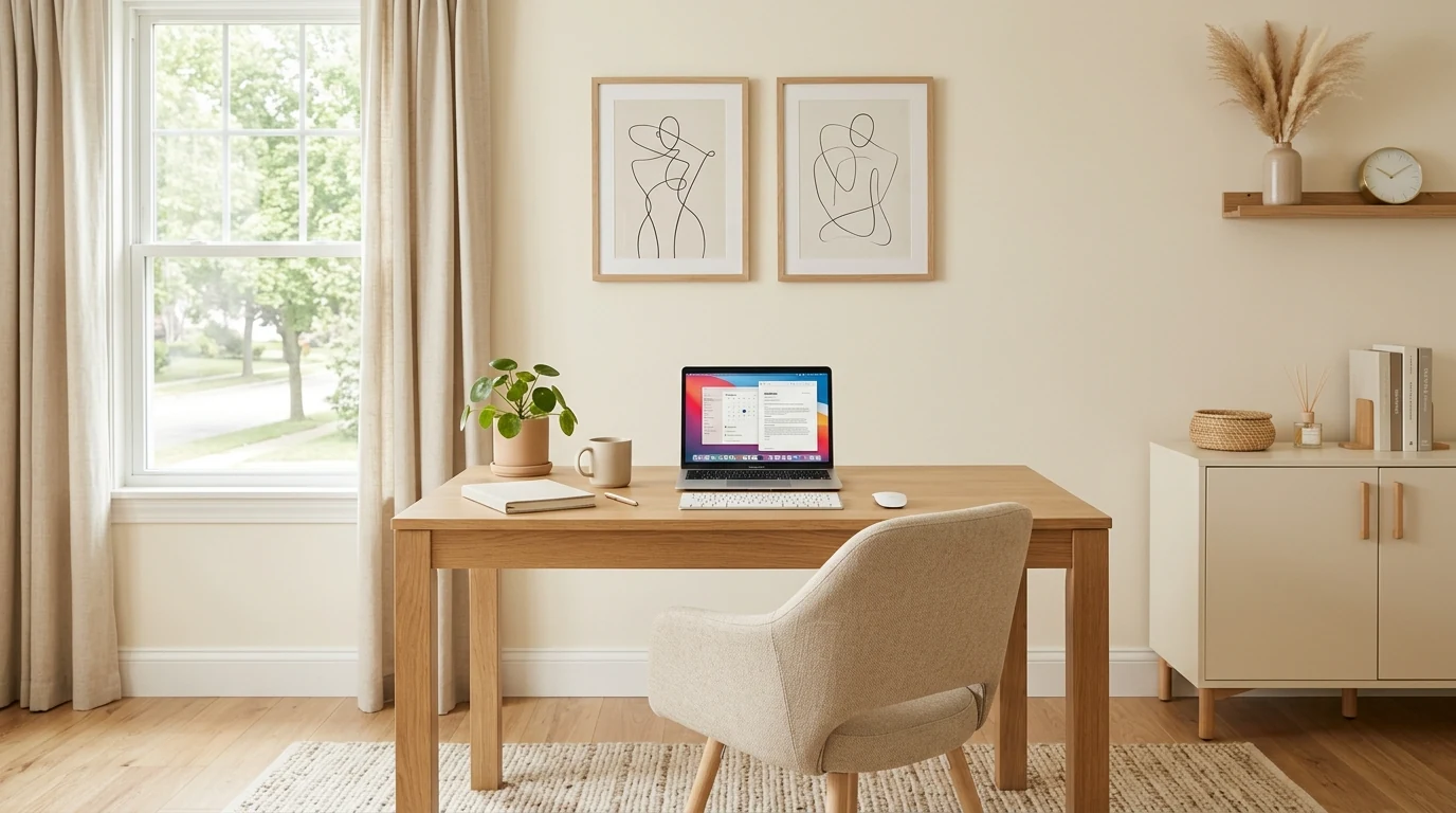 Interior design trend using charcoal and black as grounding contrast tones.