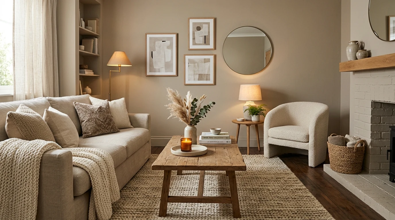 Home color trend focused on terracotta and clay tones for warmth.
