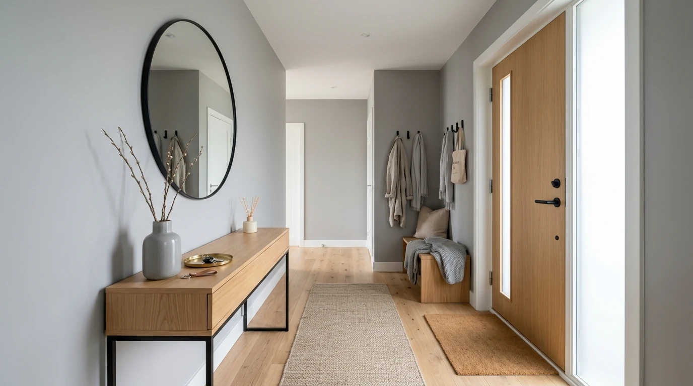 Interior design color trend pairing olive and stone for a natural palette.