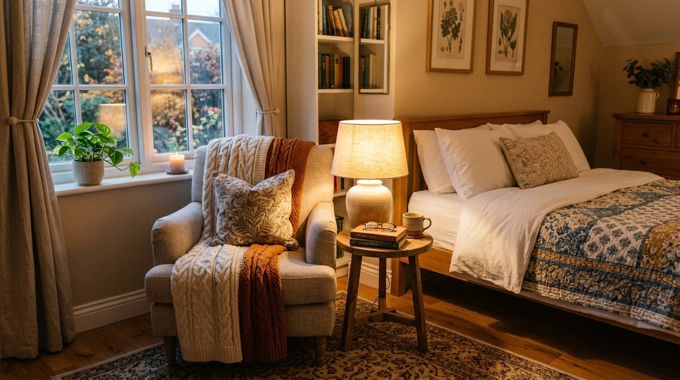 Welcoming guest bedroom with clear storage and easy space for visitors.